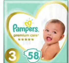 Couches bébé Pampers premium taille 3