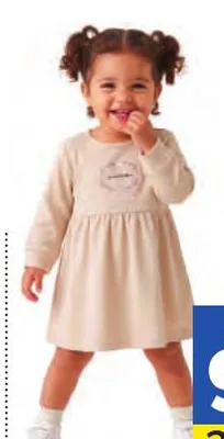 Robe plissée manches longues en molleton