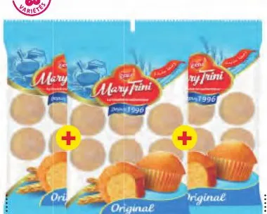 3 paquets de madeleines Mary Trini