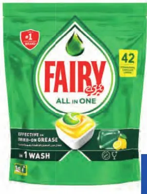 42 pastilles lave vaisselle Fairy all in one