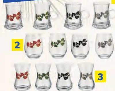 6 verres à thé 150ml