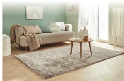 Tapis uni Taupe 80x150cm