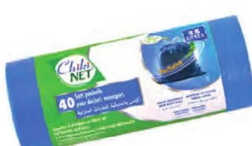 40 sacs poubelle parfumés Chikinet 35L
