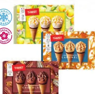 6 mini cornets Thiriet 270ml