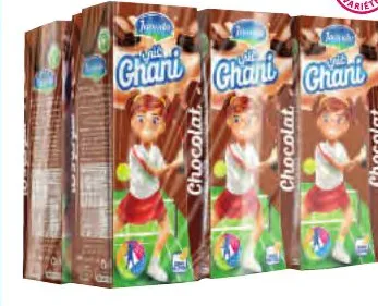 6 briques de lait aromatisé Ghani 200ml
