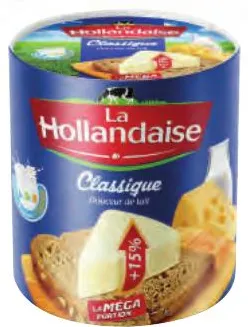 64 portions de fromage fondu La Hollandaise