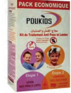 Kit Poukids shampoing + lotion anti poux et lentes