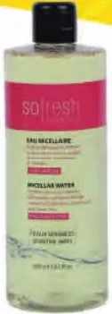 Eau micellaire peau sensible Sofresh 400ml