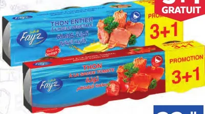 4 boites de thon Fayz 80g