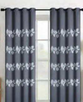 Rideaux tissu avec anneaux 137x240cm