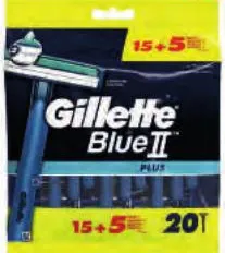 20 rasoirs jetables Gillette Blue 2