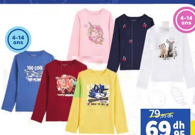 T-shirt manches longues imprimé