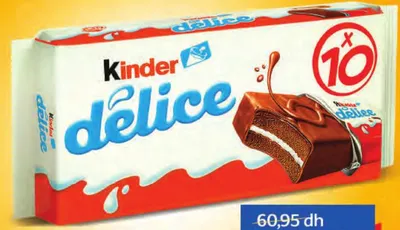 10 GÉNOISES KINDER DÉLICE