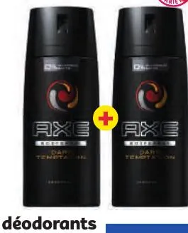 2 déodorants atomiseur Axe 150ml