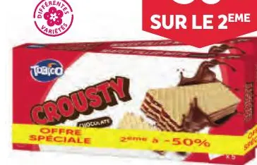 2 paquets de biscuits Tobigo