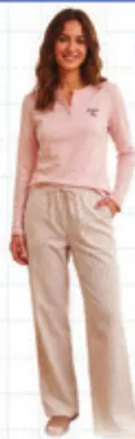 Pantalon rayé en cotton