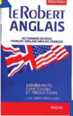 Dictionnaire bilingue Le Robert anglais