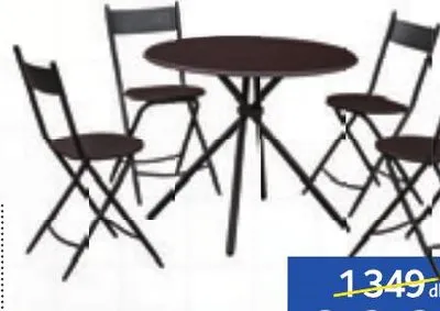 Table à manger + 4 chaises