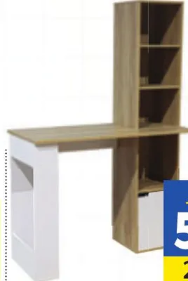 Bureau Étagères 98,5x45x148cm