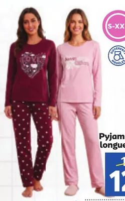 Pyjama manches longues jersey