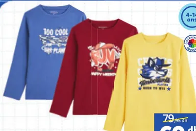 T-shirt manches longues imprimé