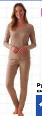 Pyjama col V avec dentelle