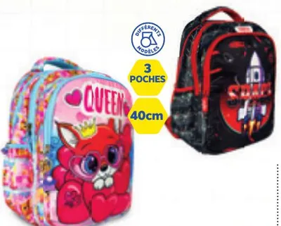Sac à dos tissu satiné