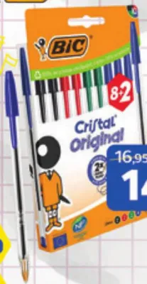 10 STYLOS À BILLE CRYSTAL