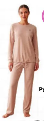 Pyjama en velours col rond