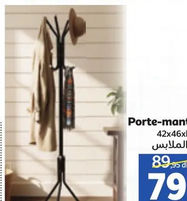 Porte-manteaux 42x46xh175cm