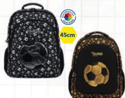 Sac à dos foot argenté/doré