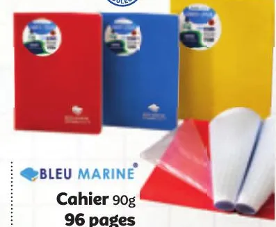 Cahier 90g 96 pages 17x22cm CoverBook polypro