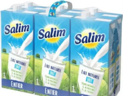 X6 Lait UHT entier Salim 1L حليب