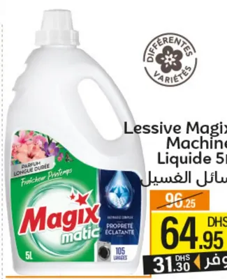 Lessive Magix Machine Liquide 5L