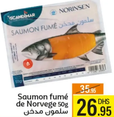 Saumon fumé de Norvege 50g