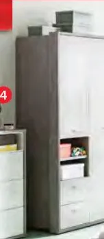 4. ARMOIRE 3 PORTES + 2 TIROIRS - MI PIACE