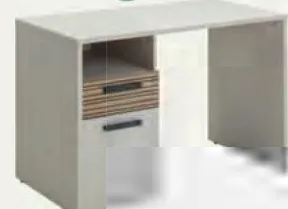 BUREAU 1 TIROIR + 1 PORTE + 1 NICHE - BRAVO