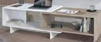 TABLE BASSE VIGO AVEC PLATEAU COULISSANT