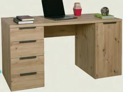 BUREAU ESPRESSO 4 TIROIRS + 1 PORTE