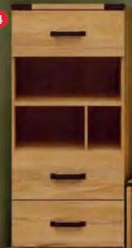 LARA 4. Commode + 3 tiroirs + 3 niches