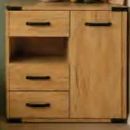 LARA 3. Commode 1 porte + 3 tiroirs + 1 niche