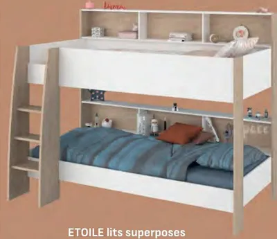 ETOILE lits superposes avec sommier