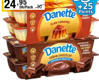 Pack de 12 crèmes dessert Danette 80g x12