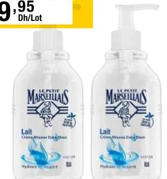 Lot de 2 savons liquides Le Petit Marseillais 300ml x 2