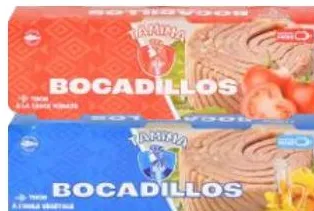 Pack de 4 thon à l’huile végétale / sauce tomate Tamima Bocasillos 80g x 4