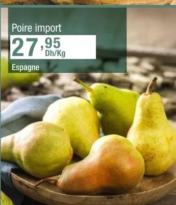 Poire import