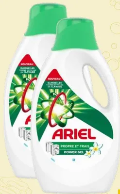 Pack de 2 lessives liquides Ariel 1,8kg x 2