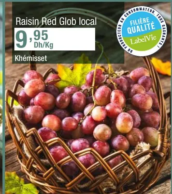 Raisin Red Glob local