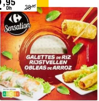 Galettes de riz Carrefour Sensation 100g