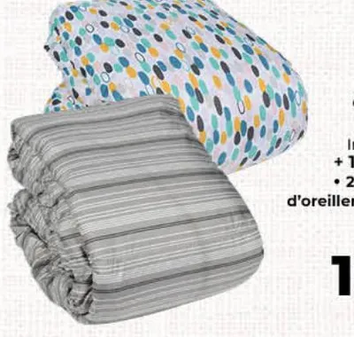 Couette Imprimée 1 place + 1 taie d'oreiller